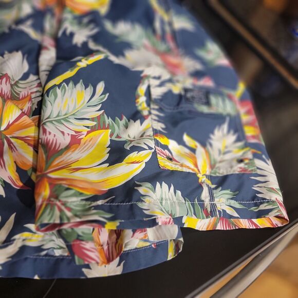 American Living Board Shorts Mens XL Swim Lined Trunks Surf NICE Hawaiian Print - Picture 7 of 16